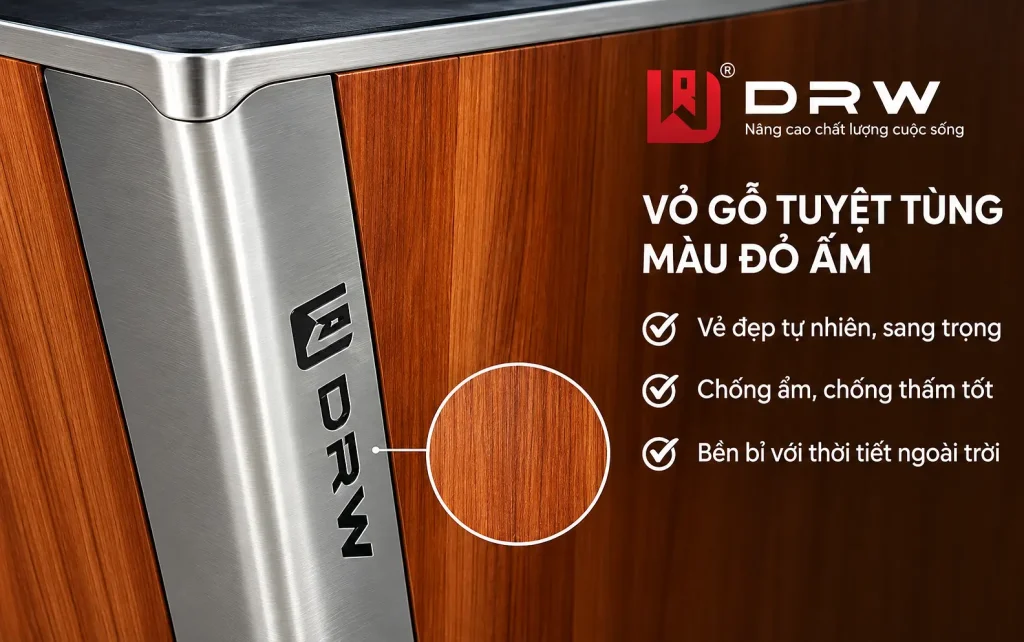BỒN NGÂM LẠNH DR-1181Red DRW – SỰ GIAO THOA GIỮA THIẾT KẾ ĐỘC ĐÁO VÀ CÔNG NGHỆ NGÂM LẠNH HIỆN ĐẠI
